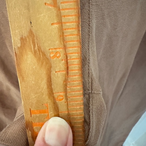 ARITZIA WILFRED 6 Earthy pink linen bland tie waist hidden buttonfly crop jogger - Picture 11 of 14